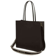 Ted Baker Iconny Webbing Stor ikonväska - Jet Black