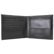 Ted Baker Prugs Embossed Corner Leather Bifold Coin Wallet - Black