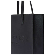 Ted Baker Soocon Crosshatch Stor ikonväska - Svart