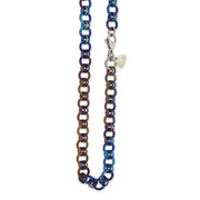 Ti2 Titanium Chainmail Chain - Denim Blue