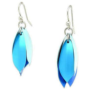 Ti2 Titanium Wolf Of The Woods Drop Earrings - blue