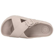 Totes SOLBOUNCE Bounce Cross Front Spänne Sandaler - Taupe Beige