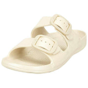 Toes SOLBOUNCE Dubbla Spänne Sliders - Metallic Stone Cream