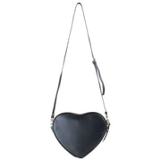 Vivienne Westwood Alexa Smooth Heart Crossbody-väska - Svart