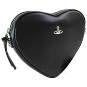 Vivienne Westwood Alexa Smooth Heart Crossbody-väska - Svart