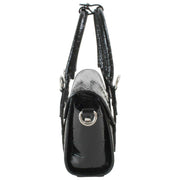 Vivienne Westwood Bettina Emboss Croc Mini Crossbody - Svart