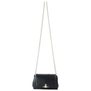 Vivienne Westwood Hazel Grain liten handväska - Svart