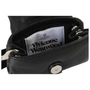 Vivienne Westwood Hazel Smidig Läder Treasure Bag Berlock/nyckelring - Svart