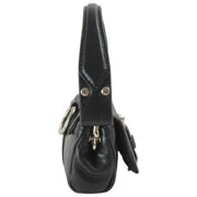 Vivienne Westwood Hazel Smidig Läder Treasure Bag Berlock/nyckelring - Svart