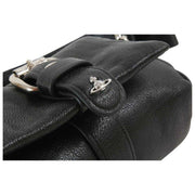 Vivienne Westwood Hazel Smidig Läder Treasure Bag Berlock/nyckelring - Svart