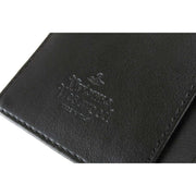 Vivienne Westwood Saffiano Slim Flap Card Holder Purse - Black