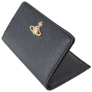 Vivienne Westwood Slim Flap Card Holder Purse - Black