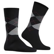 Burlington King Socks - Black Flames