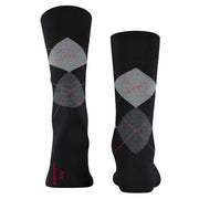 Burlington King Socks - Black Flames