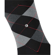 Burlington King Socks - Black Flames