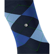 Burlington King Socks - Marine Navy