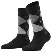 Burlington Queen Socks - Black/Aqua