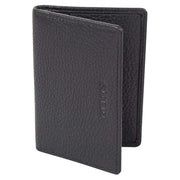 Dents Pebble Grain RFID Blocking Credit Card Holder - Black