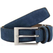 Dents Suede Belt - Navy