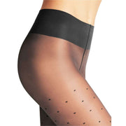 Falke Dot Vitalize 20 Denier Tights - Black