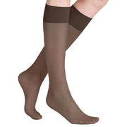 Falke Pure Matt 20 Denier Knee High Stockings - Brenda Brown