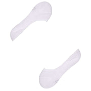 Falke Step Medium Cut No Show Box Socks - White