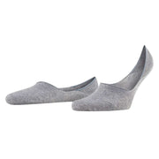 Falke Step Medium Cut No Show Socks - Light Grey Mel