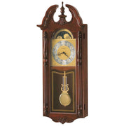 Howard Miller Rowland Wall Clock - Mahogany Brown