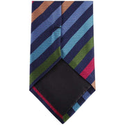 Knightsbridge Neckwear Kensington Striped Silk Tie - Multi-colour