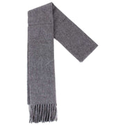 Locharron of Scotland Plain Lambswool Scarf - Steel Grey