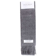 Locharron of Scotland Plain Lambswool Scarf - Steel Grey