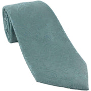 Michelsons of London Ornate Jacquard Silk Tie and Pocket Square Set - Teal