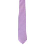 Michelsons of London Plain Ployester Tie - Lilac