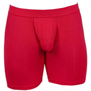 Obviously EliteMan Boxer Brief 6inch Leg - Red