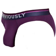 Obviously PrimeMan AnatoMAX Hipster Brief - Purple