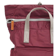 Roka Canfield B Small Sustainable Nylon Backpack - Plum Burgundy