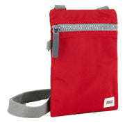 Roka Chelsea Sustainable Nylon Pocket Sling Bag - Cranberry Red