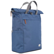 Roka Finchley A Large Sustainable Canvas Backpack - Burnt Blue