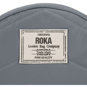 Roka Paddington B Small Sustainable Nylon Crossbody Bag - Stormy Grey